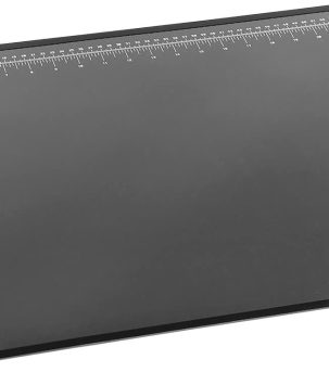 Artistic 41200 Office Products 20" x 31" Logo Pad Lift-top Desktop Organizer Desk Mat, Black/Clear